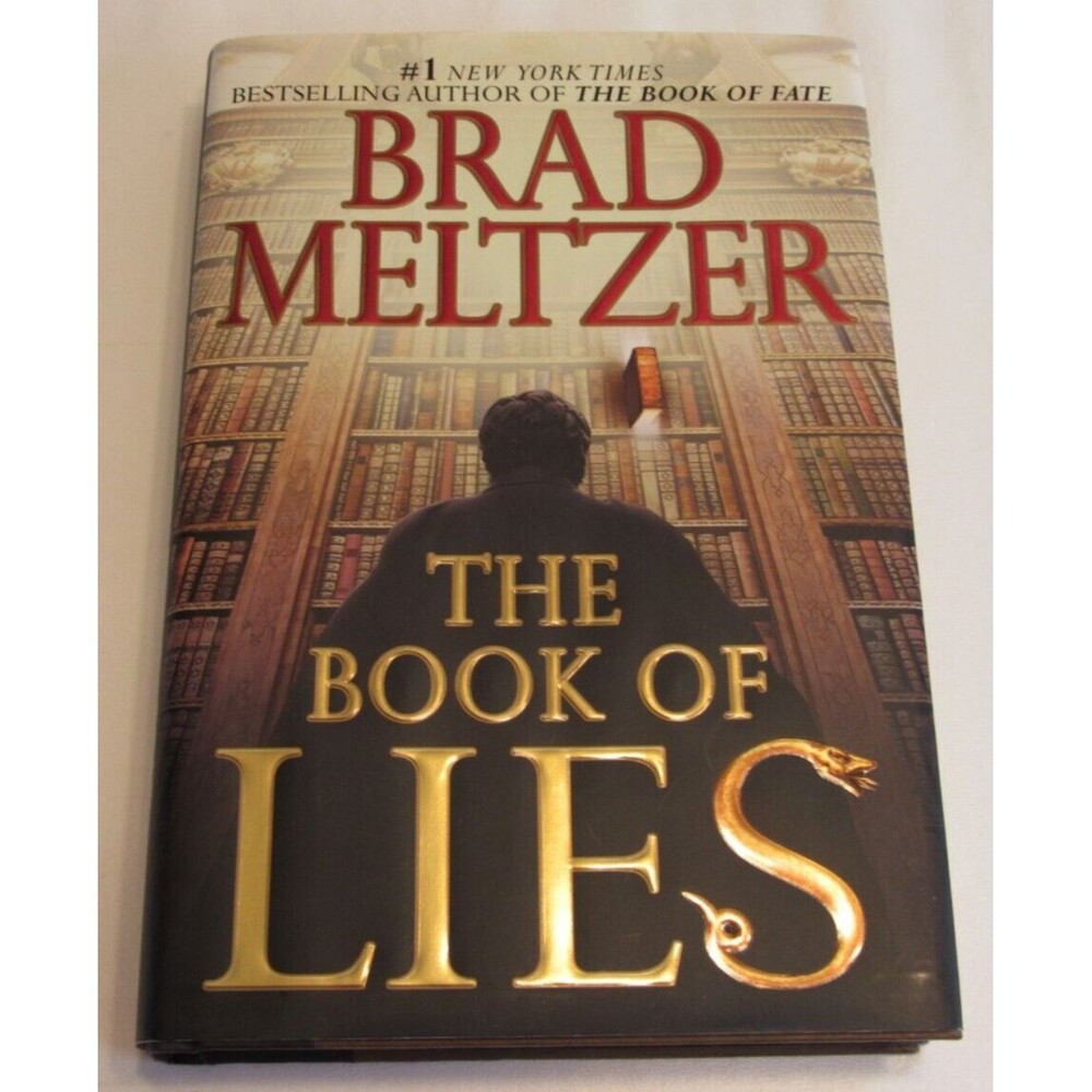 The Book of Lies by Brad Meltzer Hardcover Mystery Book